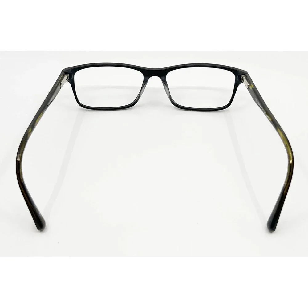 Van Heusen Eyeglasses Mens Black H188 BLK Rectangular Frame 57-17-150